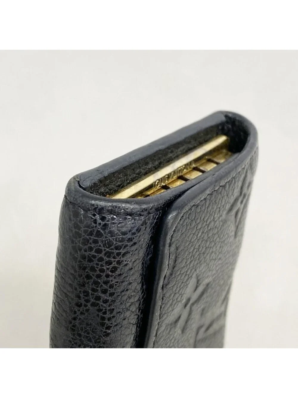 Louis Vuitton Key Case Monogram Empreinte Multicles 6 Noir Key Holder Coin Purse